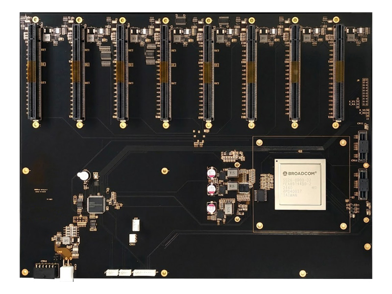 PCIe Gen5 x8 Switch 擴充卡
